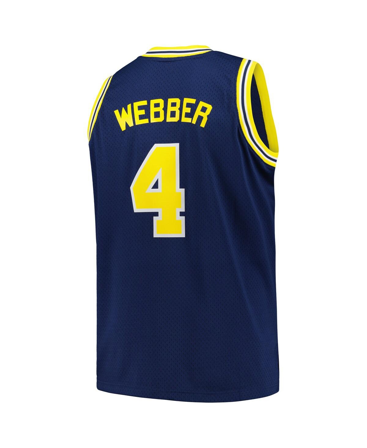 Men's Mitchell & Ness Chris WebberMichigan Wolverines 1991/92 Big and Tall Swingman Jersey - Navy