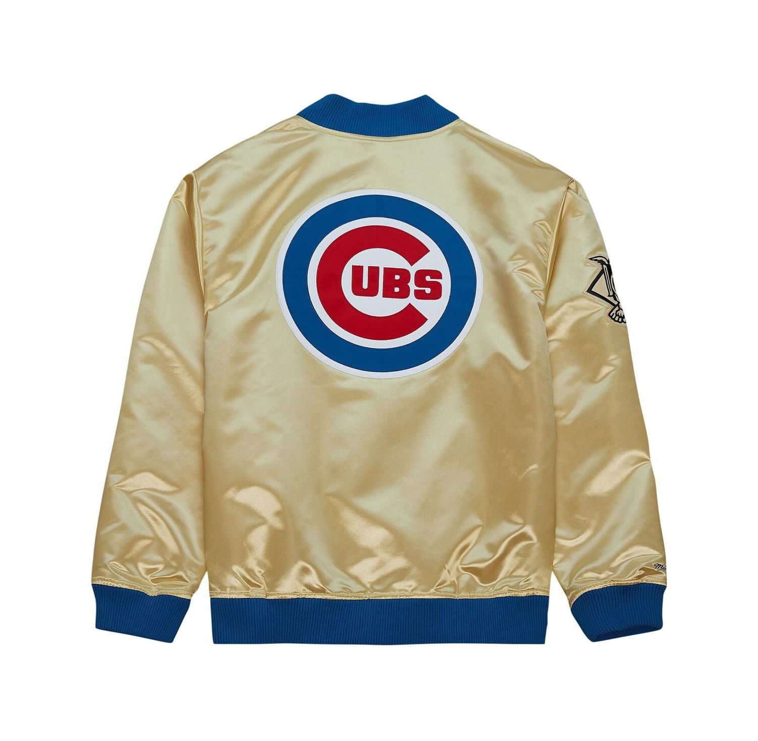 Men's Gold Chicago Cubs OG 2.0 Lightweight Satin Full-Zip Jacket
