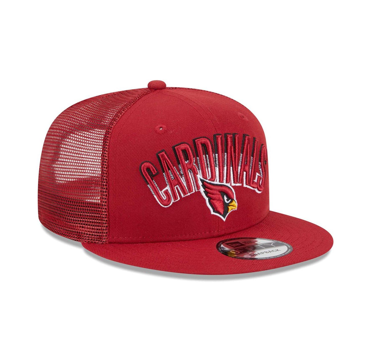 Men's Cardinal Arizona Cardinals Grade Trucker 9FIFTY Snapback Hat
