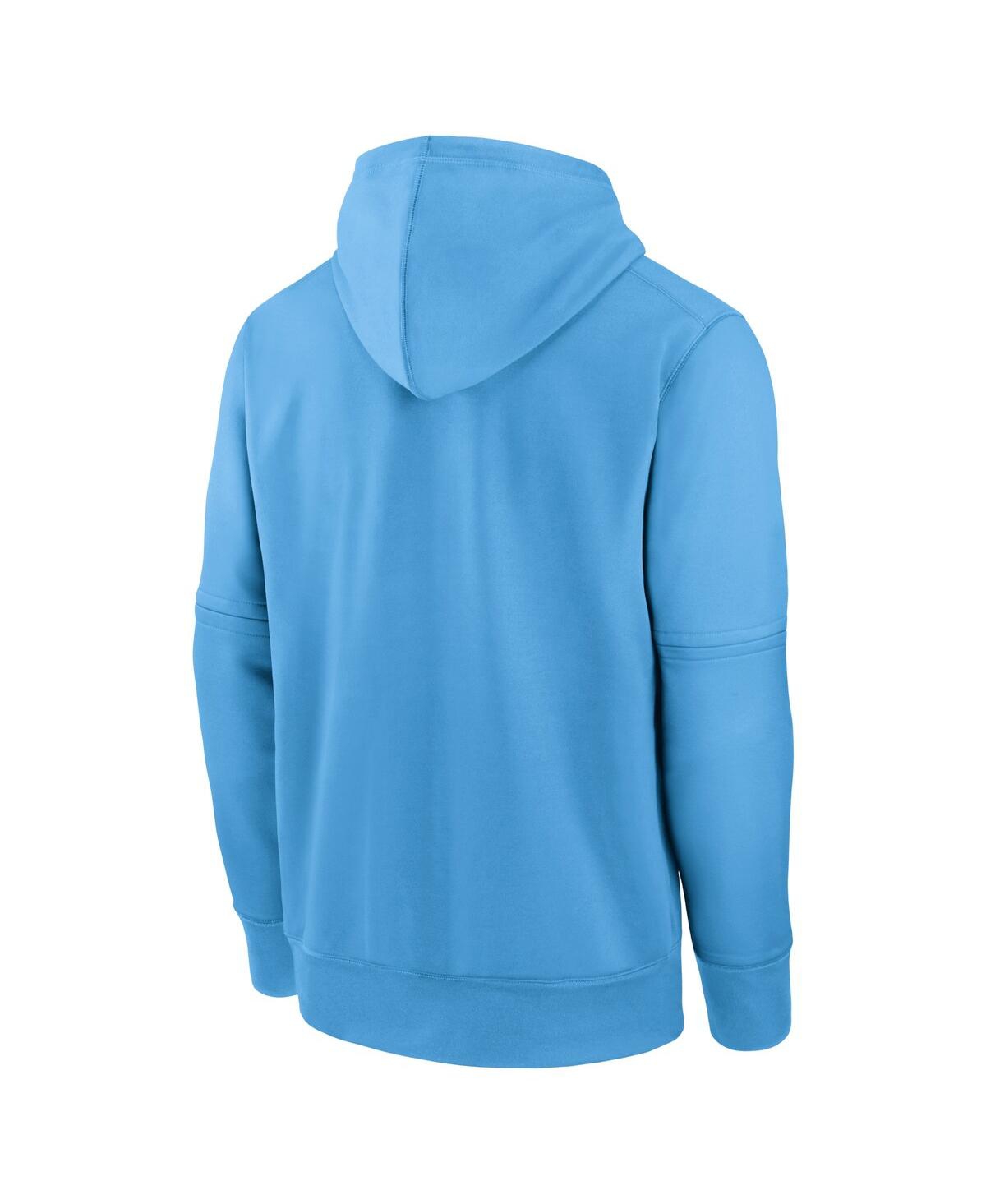 Shop Nike Men's  Powder Blue Milwaukee Brewers City Connect Practice Performance Pullover Hoodie