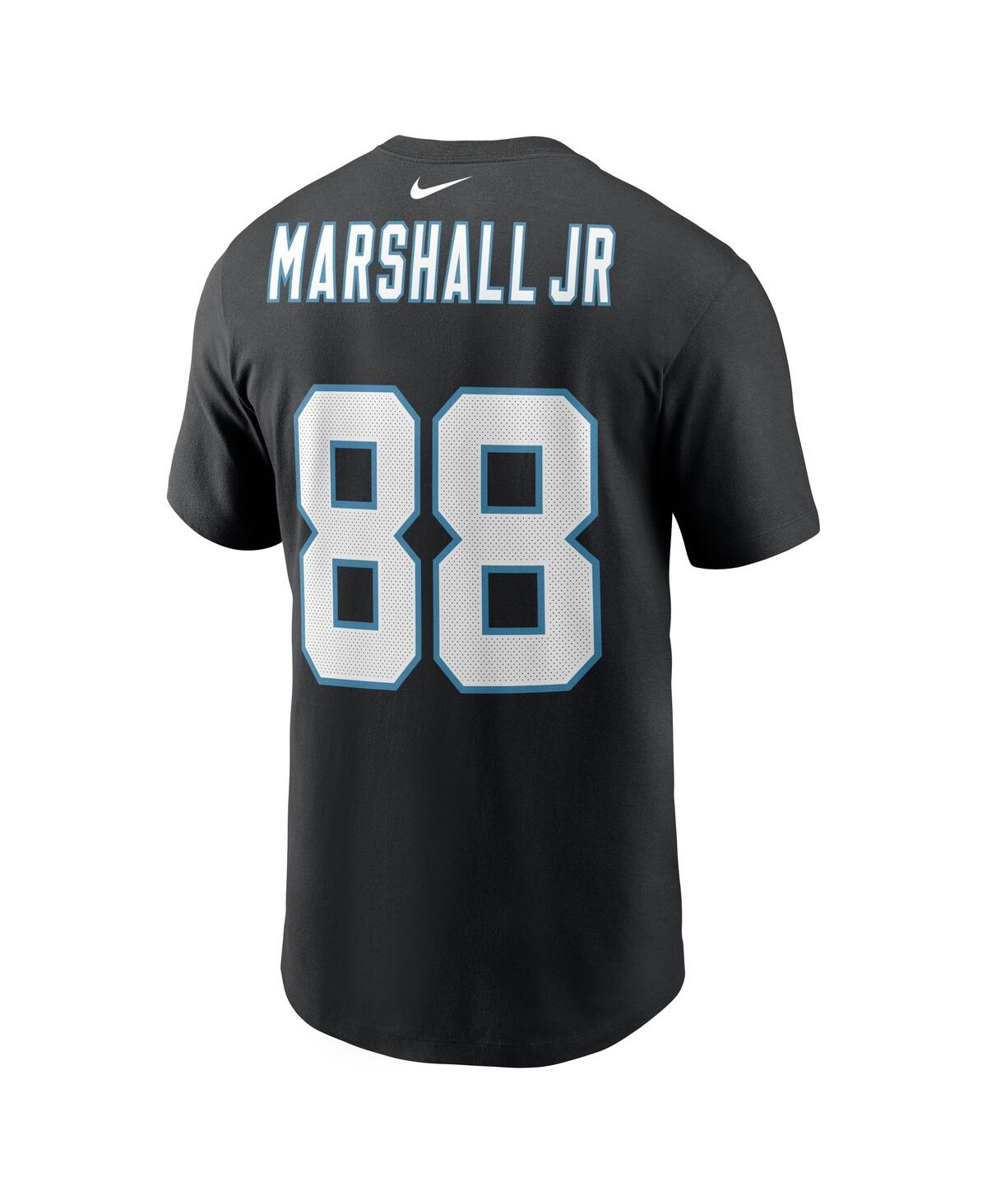 Men's Nike Terrace Marshall Jr.Carolina Panthers 2021 Nfl Draft Pick Player Name and Number T-shirt - Black