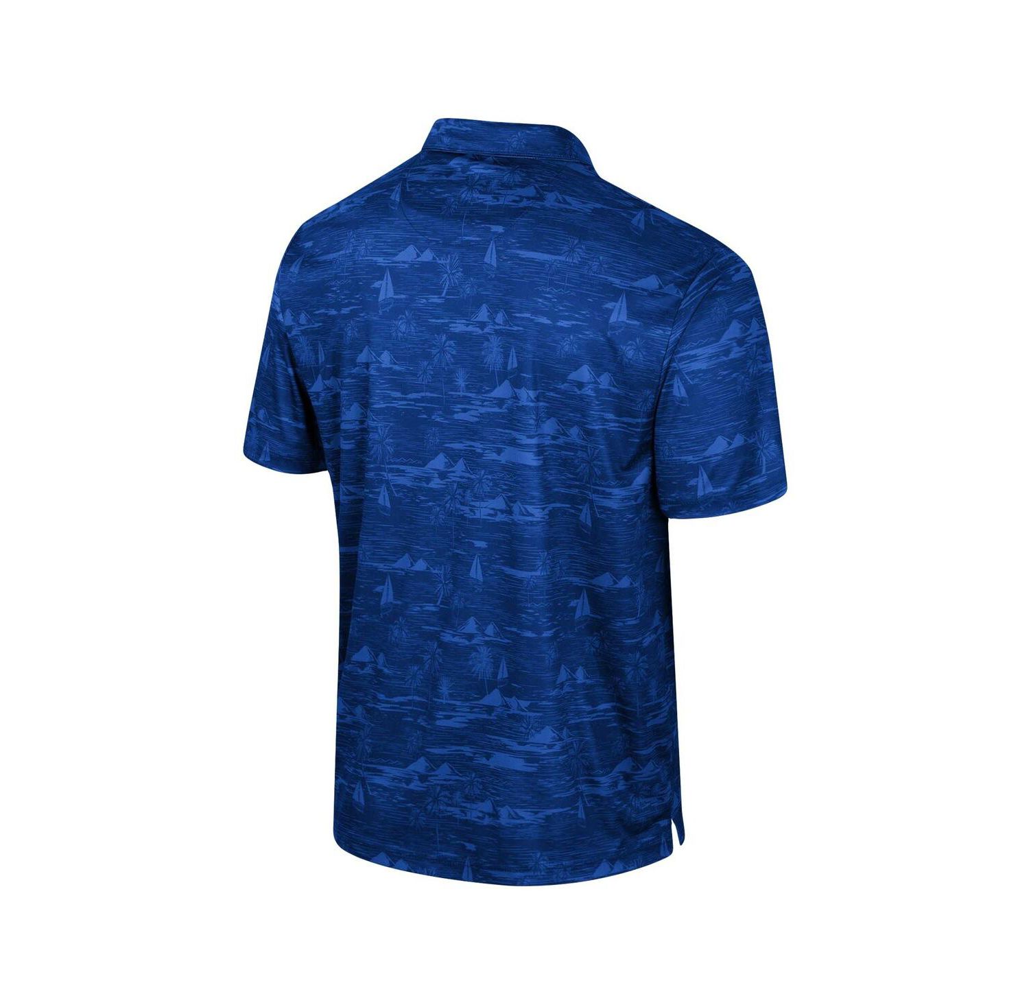 Men's Royal Kentucky Wildcats Daly Print Polo Shirt