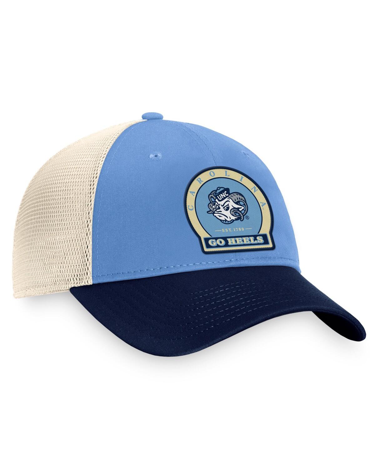 Men's Top of the WorldNorth Carolina Tar Heels Refined Trucker Adjustable Hat - Carolina Blue