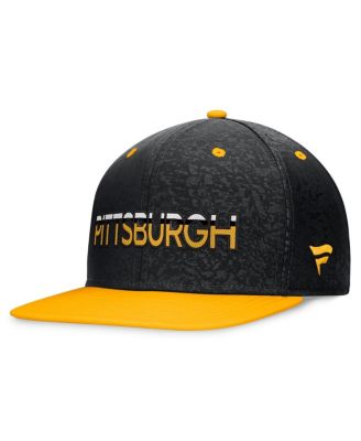 Men's Black, Gold Pittsburgh Penguins Authentic Pro Alternate Jersey Snapback Hat