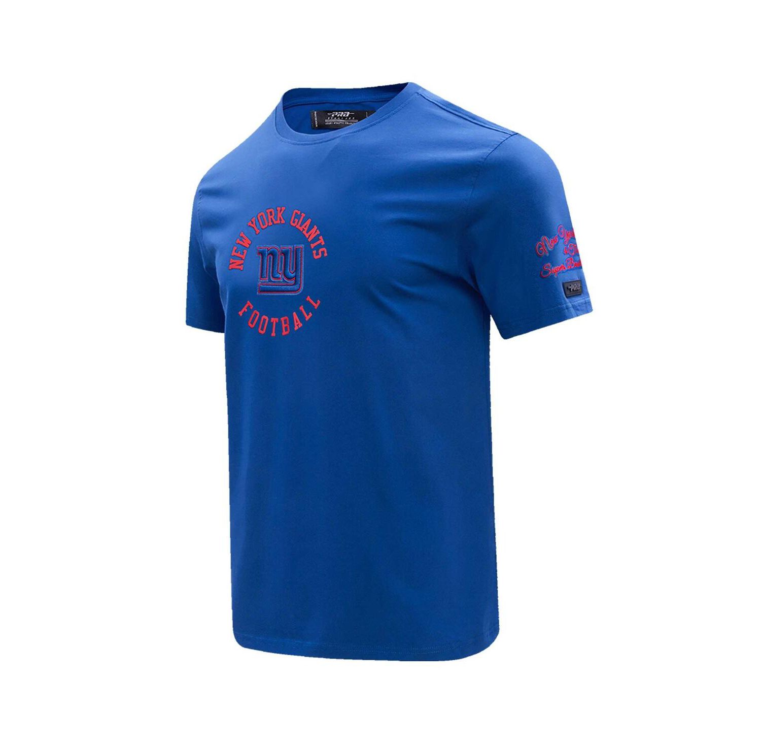 Men's Royal New York Giants Hybrid T-Shirt