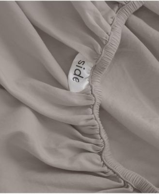 Organic Cotton Room Service Sateen Fitted Sheet - King