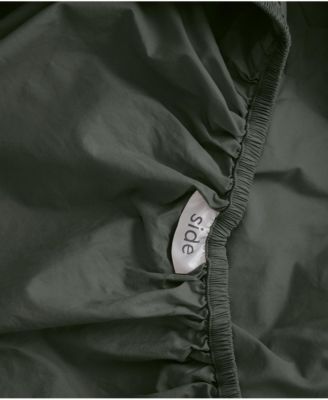 Organic Cotton Cool-Air Percale Fitted Sheet - California  King