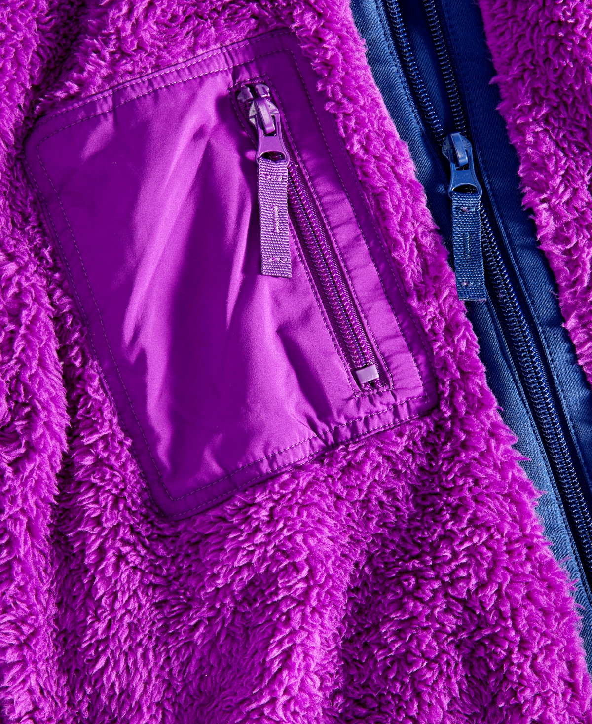 Id Ideology Big Girls Solid Faux-Sherpa Zip Jacket, Created for Macy's