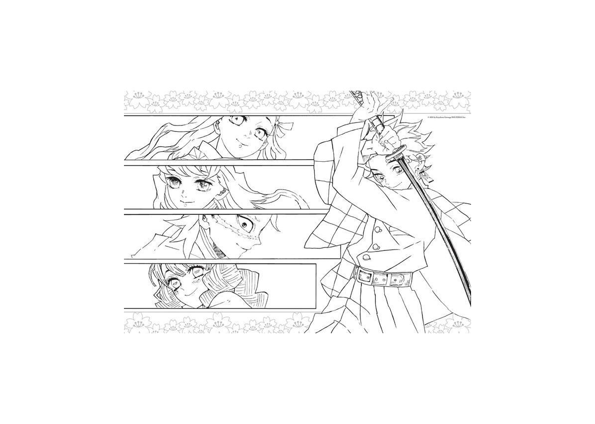 Demon Slayer- Kimetsu No Yaiba- The Official Coloring Book by Koyoharu Gotouge Created By