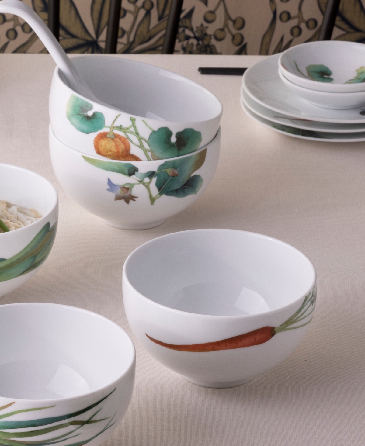 Noritake Kyoka Shunsai Bowls 21 oz Set/6 In Multi