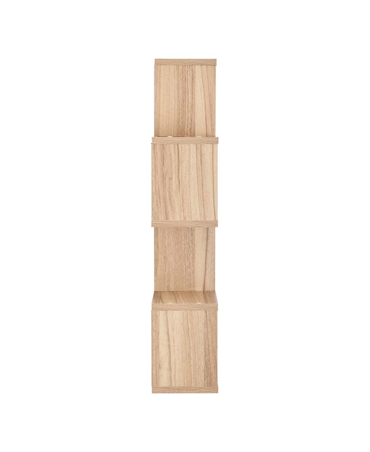 Shop Danya B Cubby Chessboard Wall Shelf, Horizontal Or Vertical In Chestnut