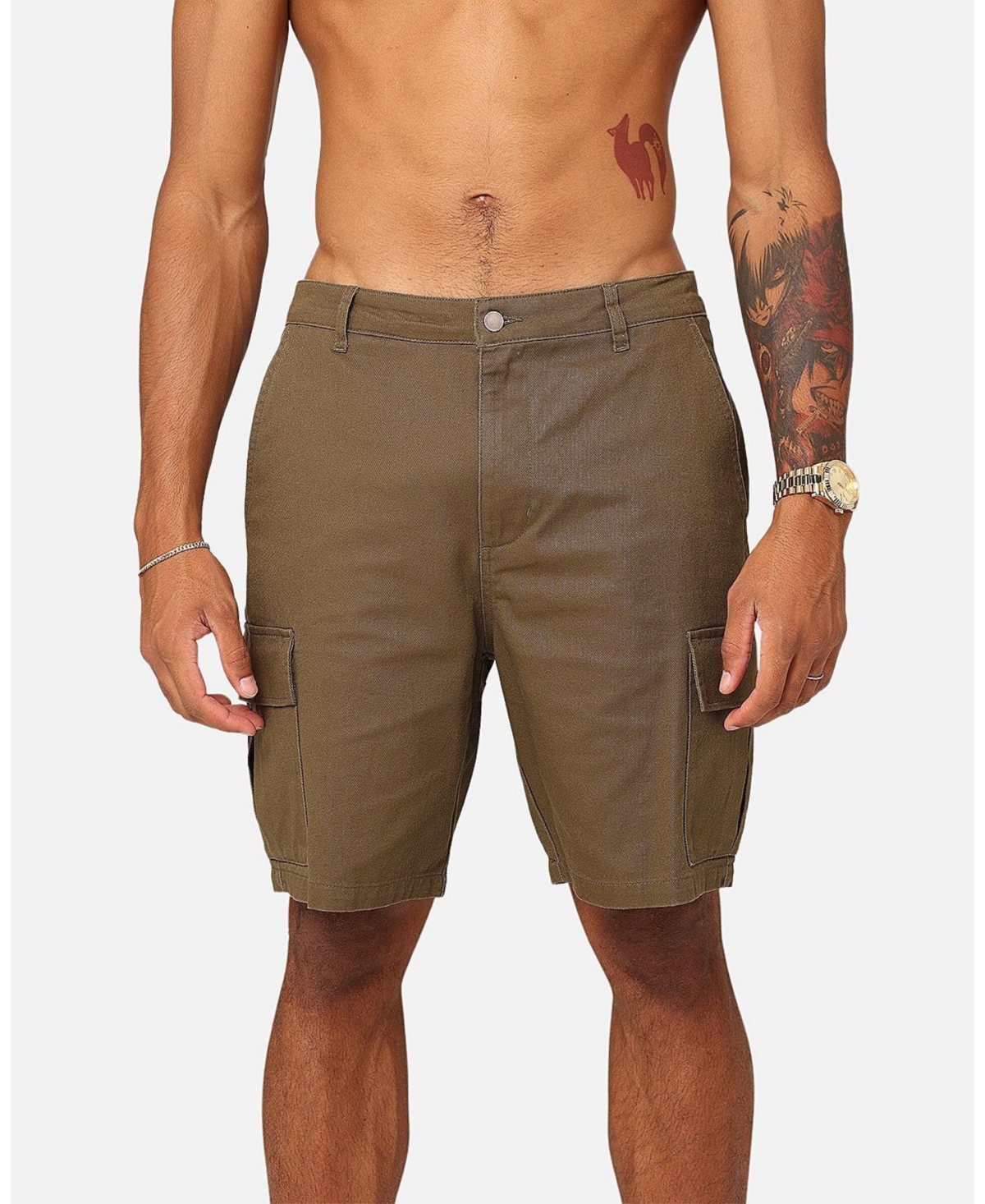 Jordy Men's Cargo Shorts - Brown