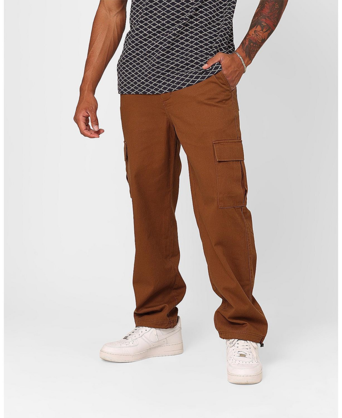 Cartney Men's Cargo Pants - Brown