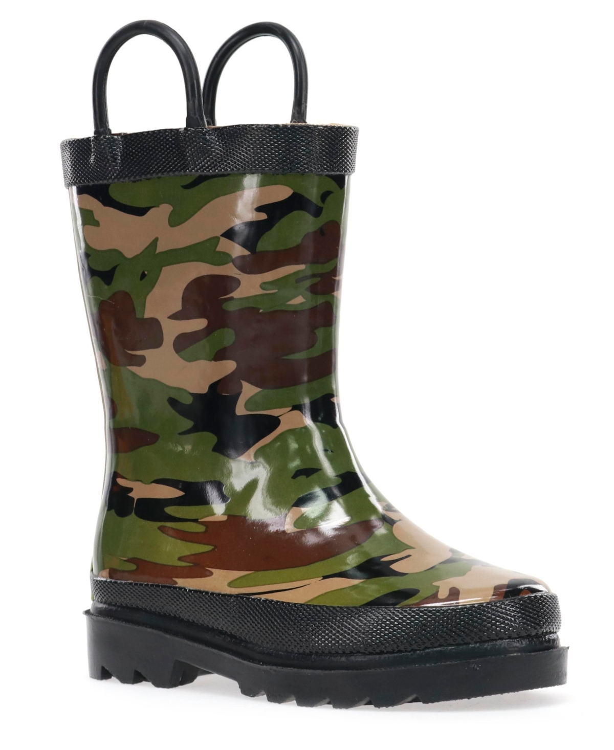Toddler Little Boy's and Big Camo Rain Boot