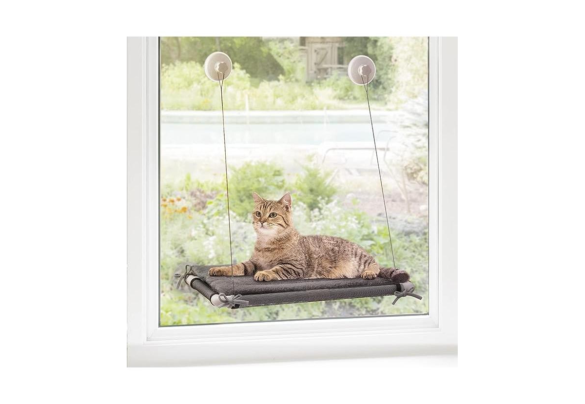 Cat Window Perch - Grey