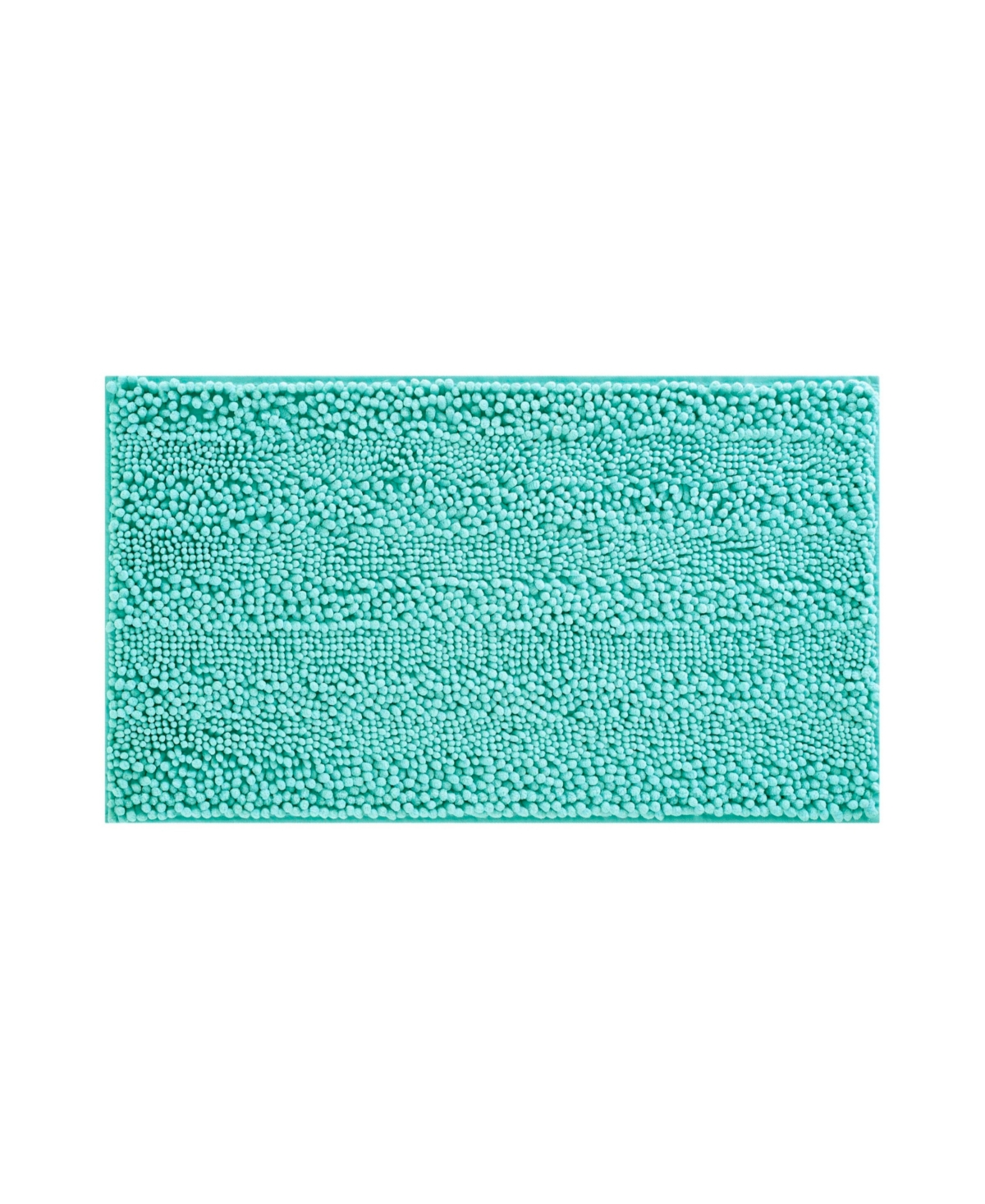 Laura Ashley Astor Chenille Bath Mat, 20" X 34" In Indigo