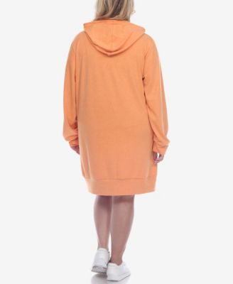 Plus Size Hoodie Sweatshirt Dress