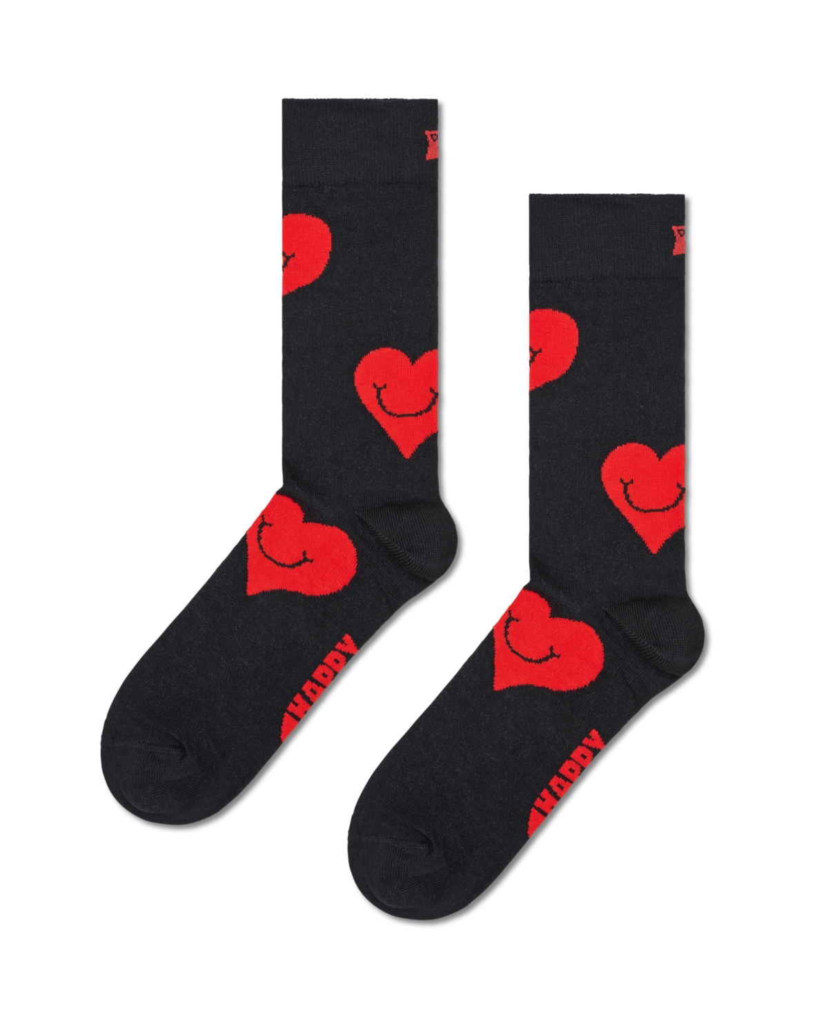 Shop Happy Socks 2-pack I Heart You Gift Set In Black