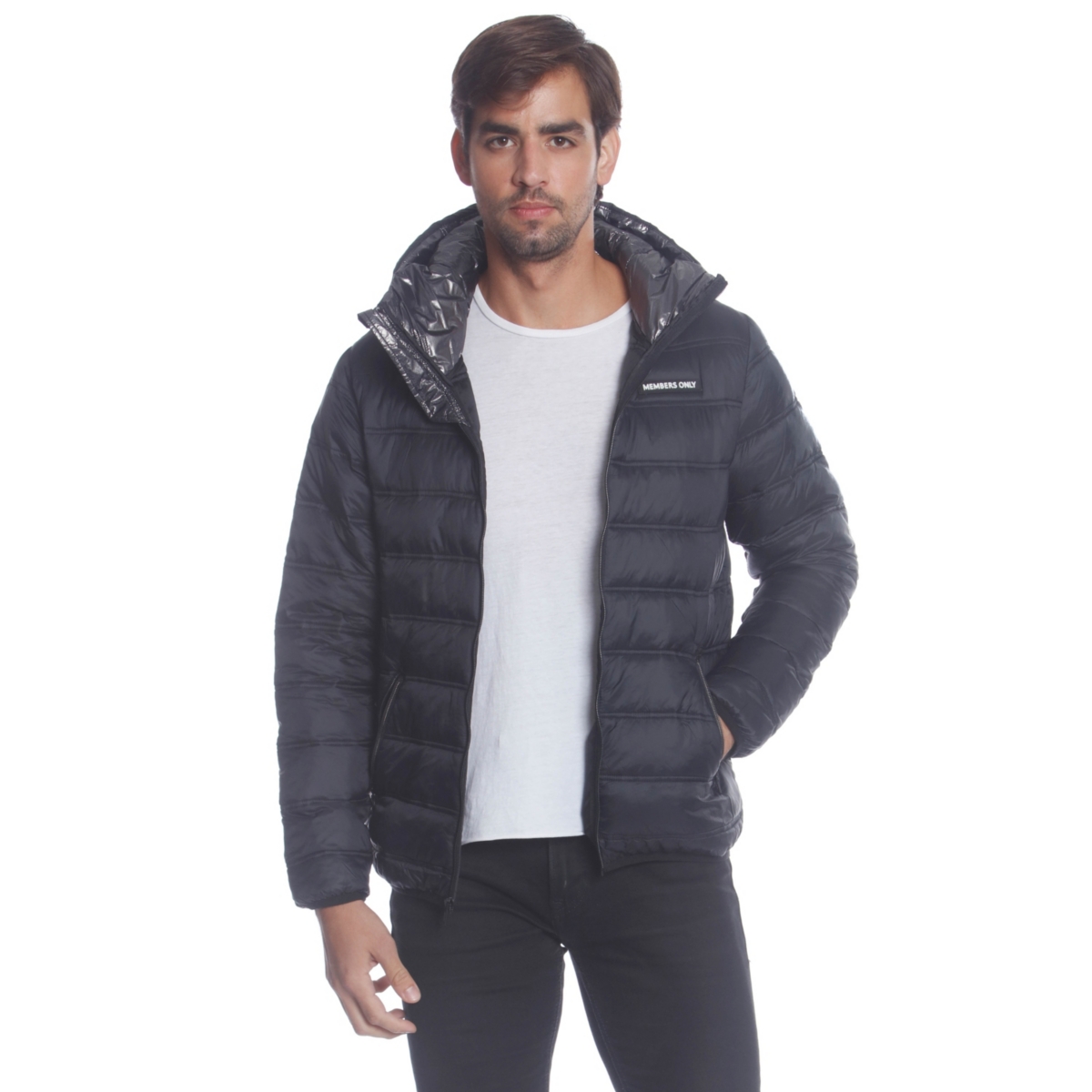 MEMBERS ONLY MEN'S SOLID PACKABLE JACKET