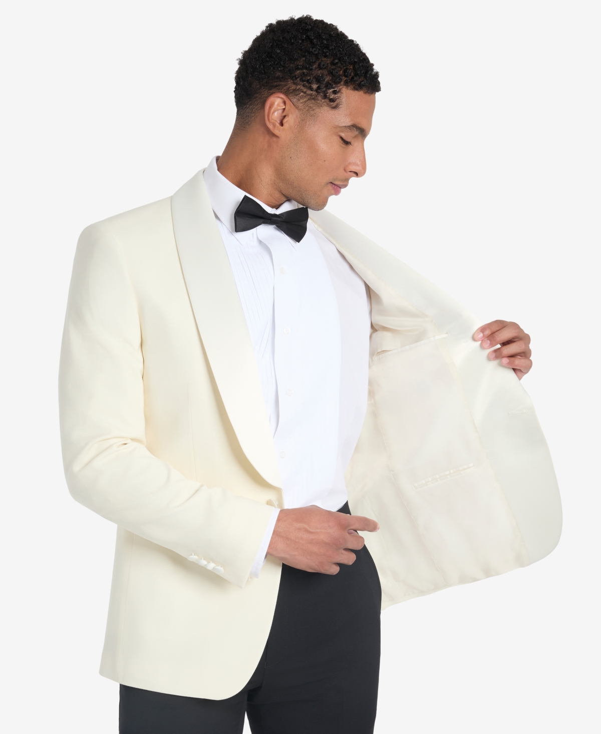 Tommy Hilfiger Men's SolidSport Coat - White