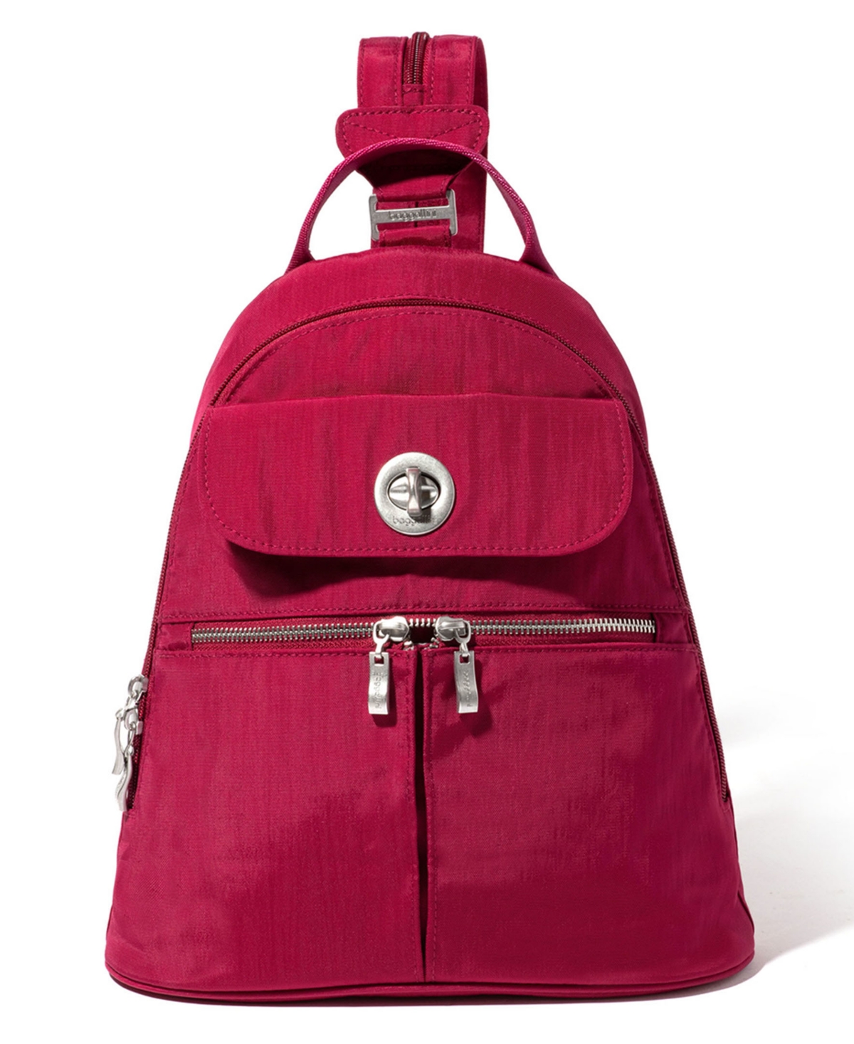 Baggallini Naples Convertible Backpack In Beet Red