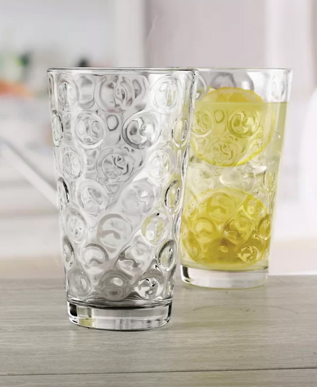 Circleware Double Circle Set Of 4 In Clear
