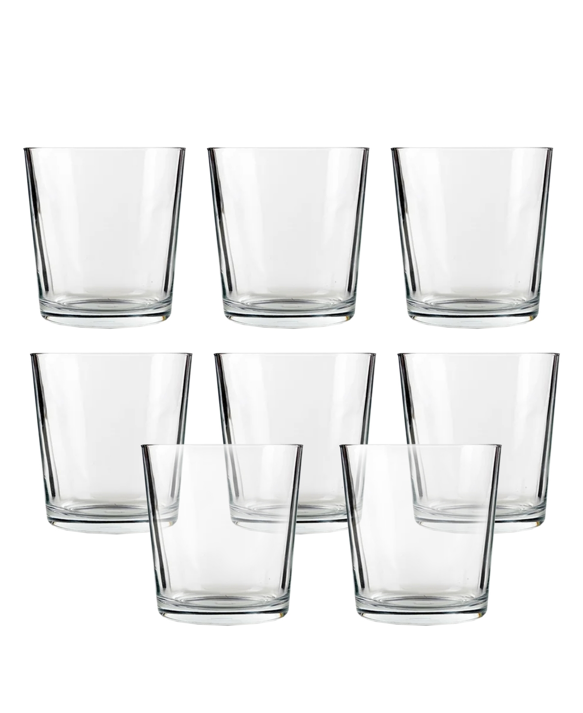 Circleware Simple Home Set Of 8 12.5 oz In Clear