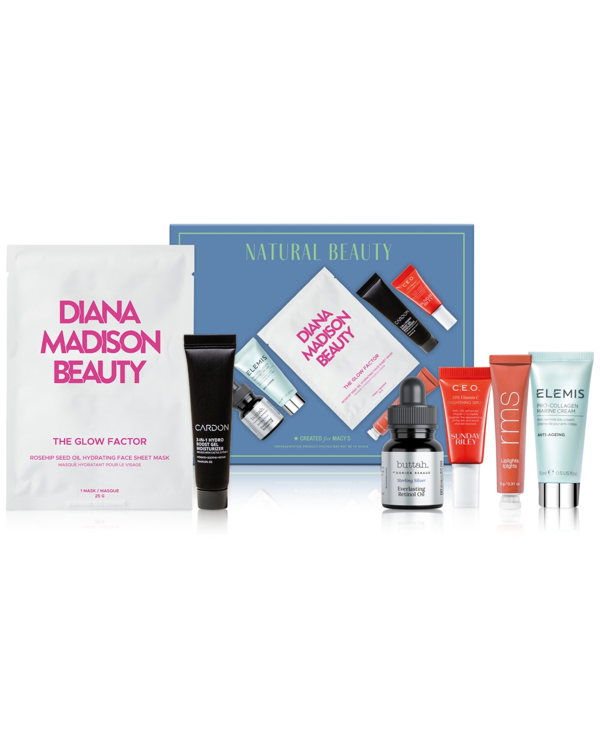 Created For Macy's 6-pc. Conscious Beauty Skincare Set,  In Black