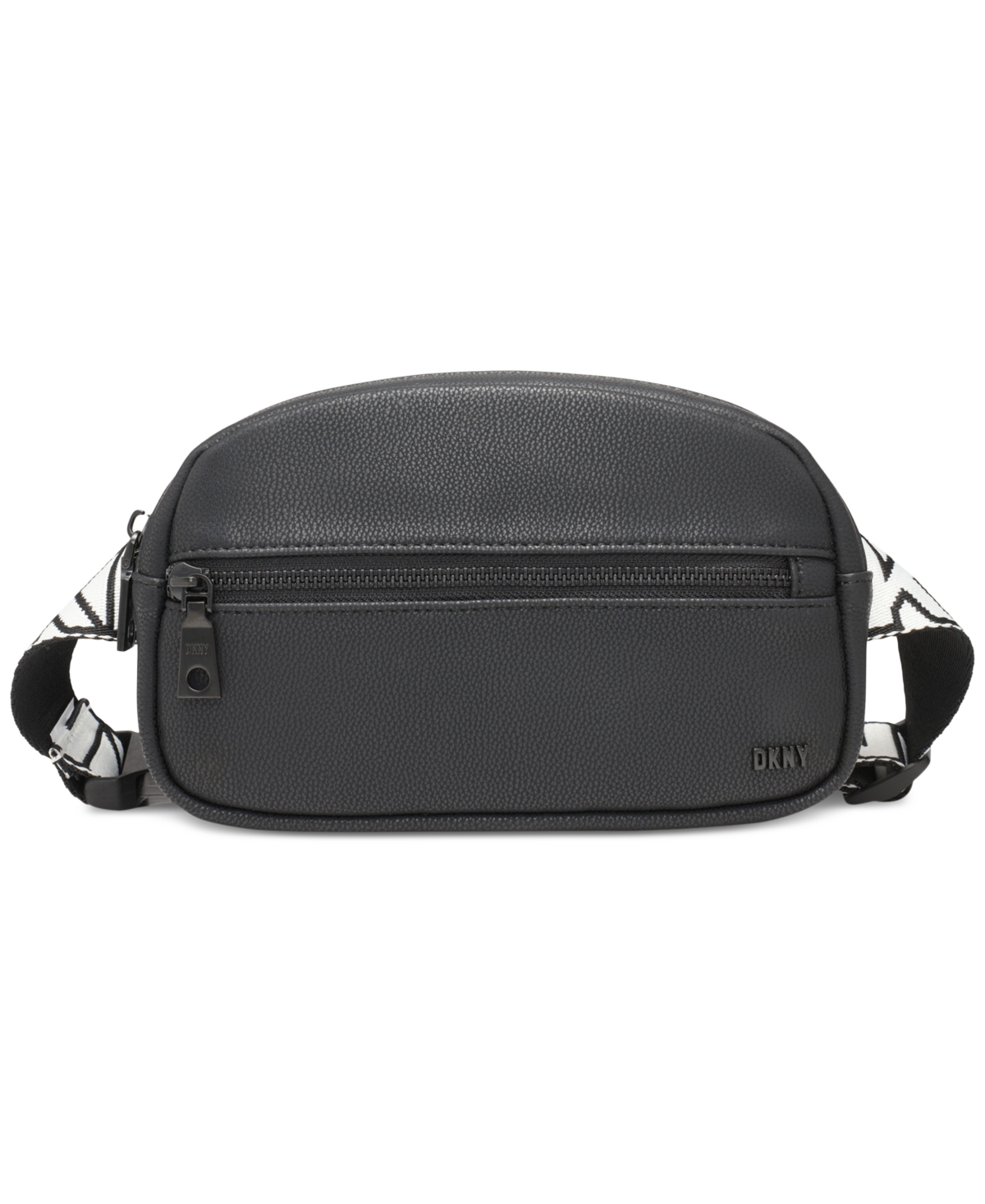 Dkny Bodhi Mini Belt Bag In Black,silv