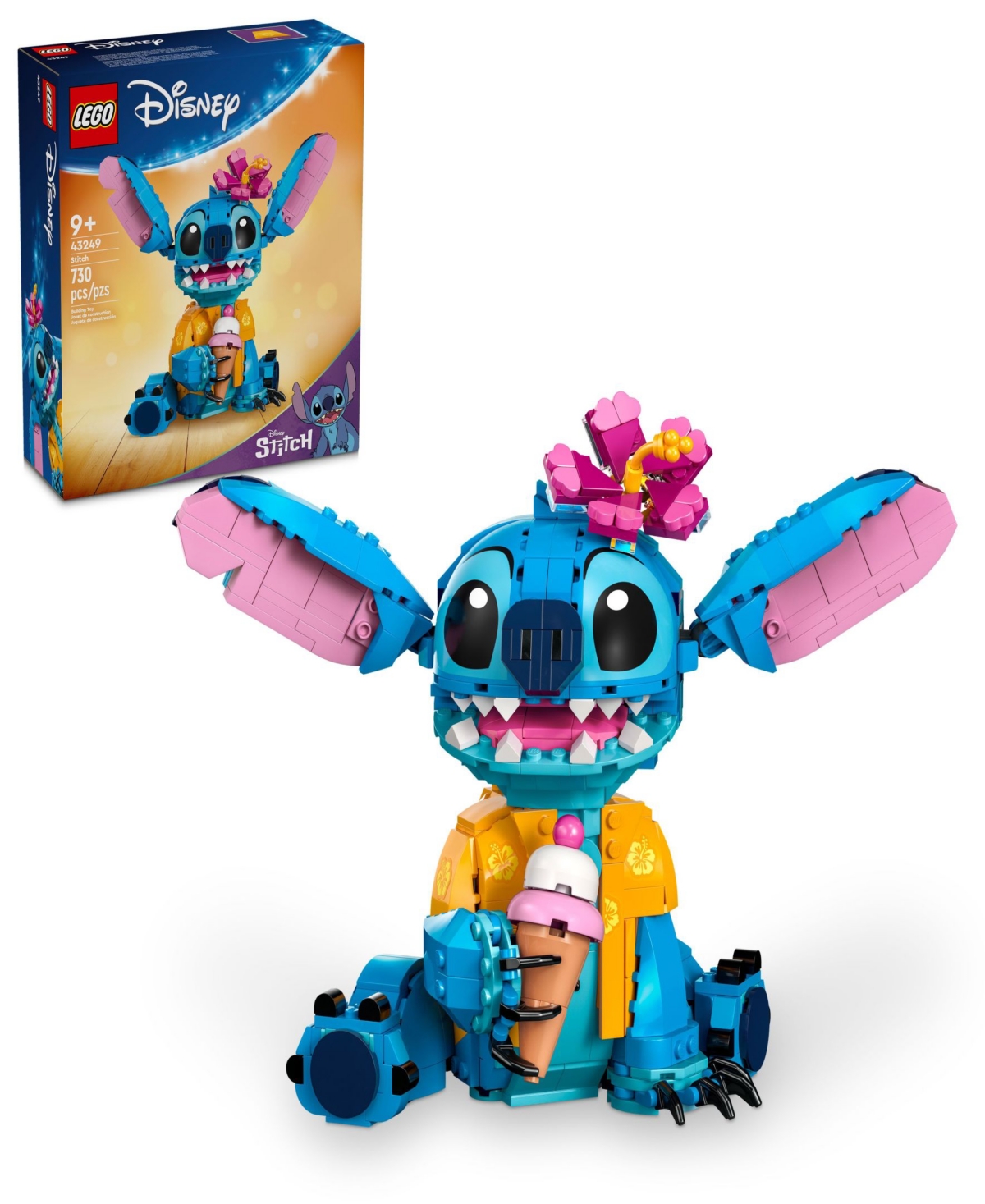 Lego Disney Classic Stitch 43249 Toy Building Set, 730 Pieces In Multicolor