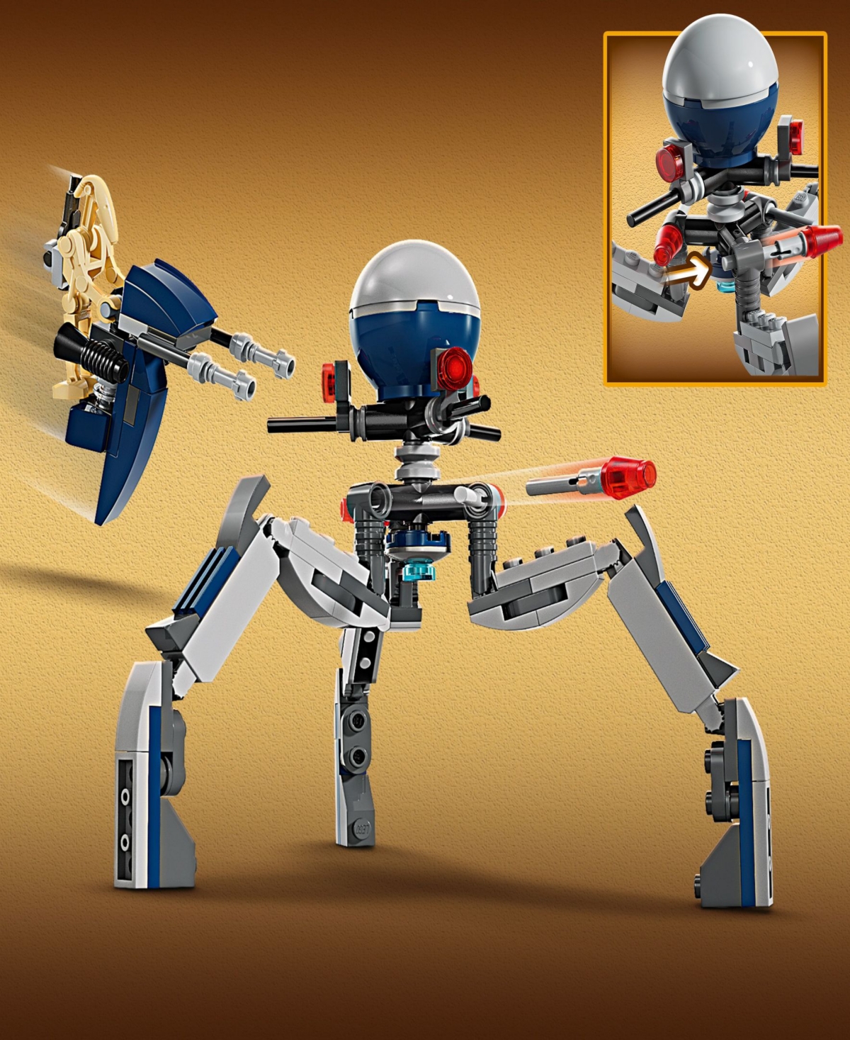 Lego Star Wars Clone Trooper Battle Droid Battle Pack 75372 Building Set, 215 Pieces In Multicolor