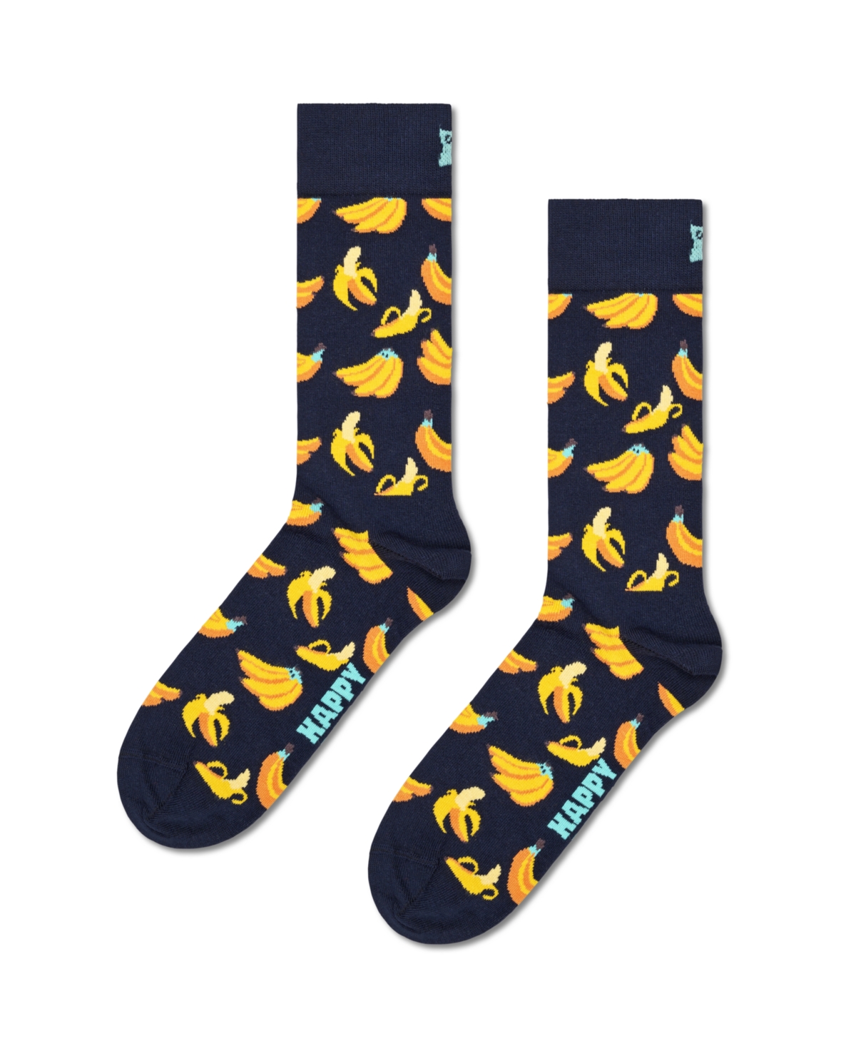 Shop Happy Socks 3-pack Classic Banana Socks In Navy