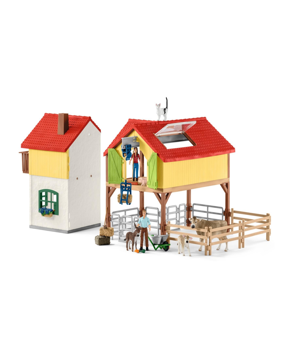 Schleich Farm World Large Farm House Playset In Multi