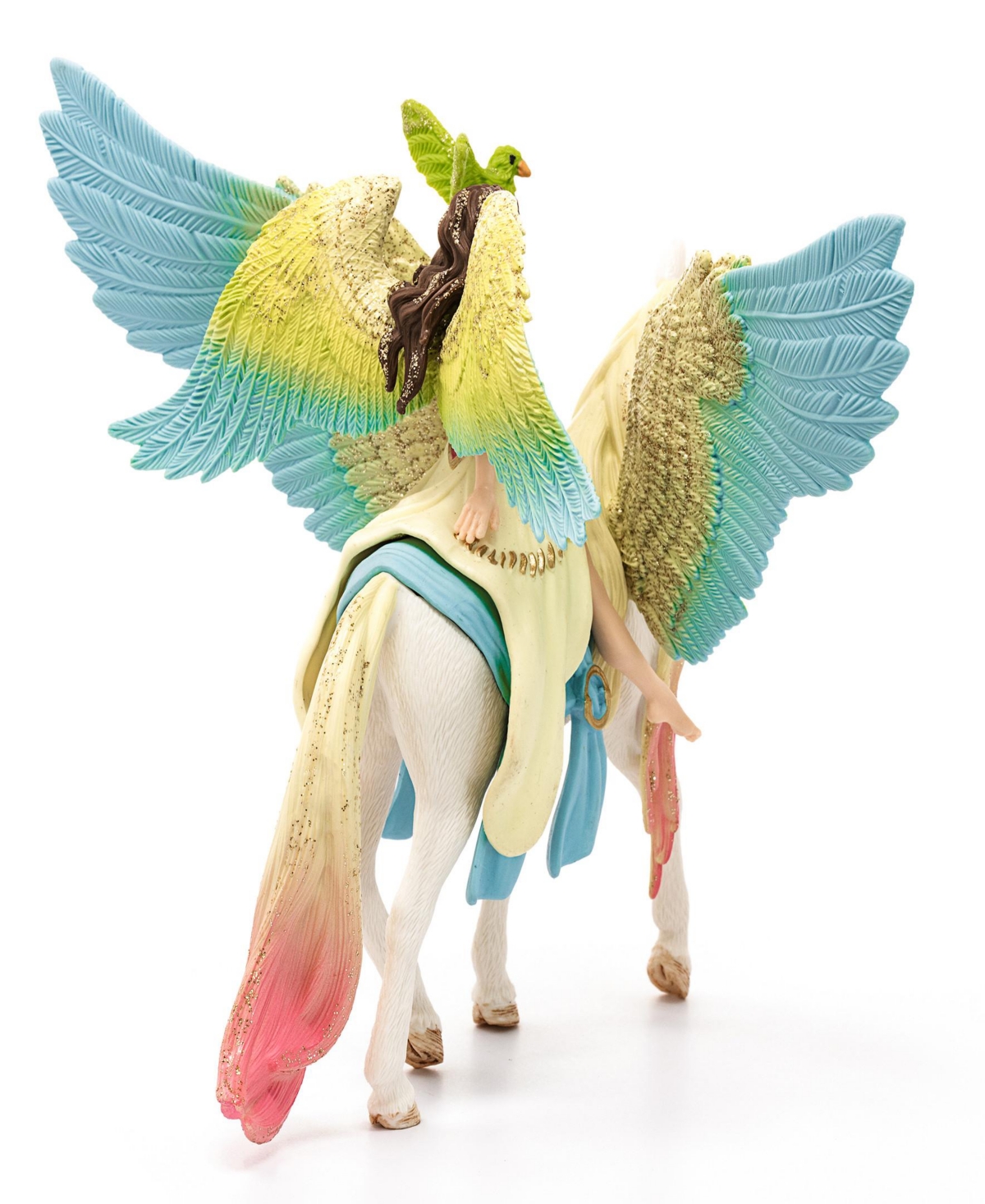 Schleich Bayala Fairy Surah With Glitter Pegasus Figurine Playset In Multi