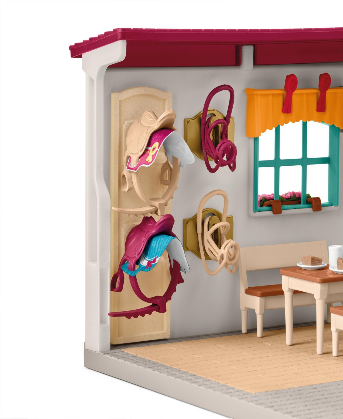 Shop Schleich Horse Club Tack Room Extension Playset In Multi