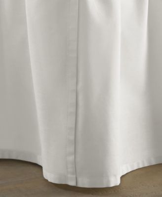 Solid Ruffled Cotton Bedskirt, Full