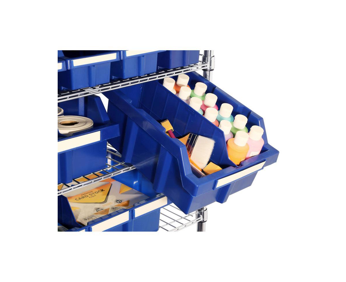 Shop Seville Classics 8-tier 24 Bin Rack System, Nsf Certified In Blue