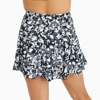 Women's Flowy Swim Skirt With Attached Shorts