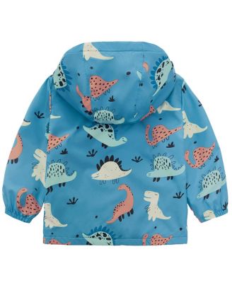 Toddler Boys Fleece Lined Windbreaker Rain Jacket