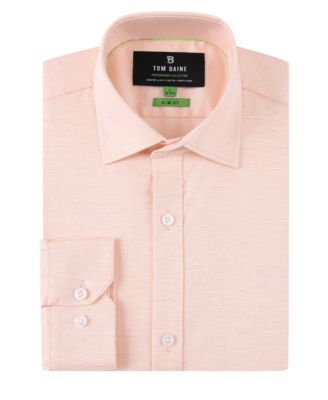 Men's Performance Solid Long Sleeve Button Down Dress Shirt