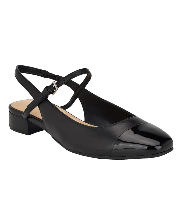 calvin klein dress shoes for women Women's Avriel Black 5 Medium Heel Height Women's Calvin Klein Slip-On Shoes
