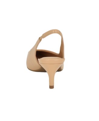 Women's Dainty Kitten Heel Slingback Pumps