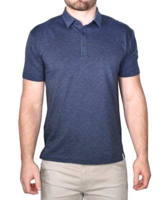 Vintage 1946 - Men's Heather Slub Knit Jersey Polo