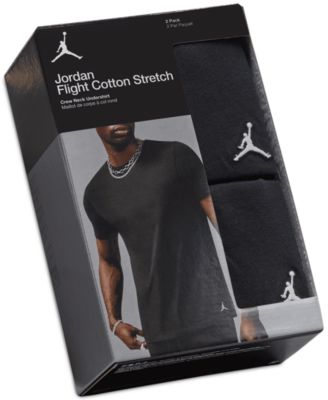 【NIKE】Jordan Flight Base Men's Tees (2-Pack) Jordan Men's 2-Pack Flight Base Stretch Cotton Crewneck T