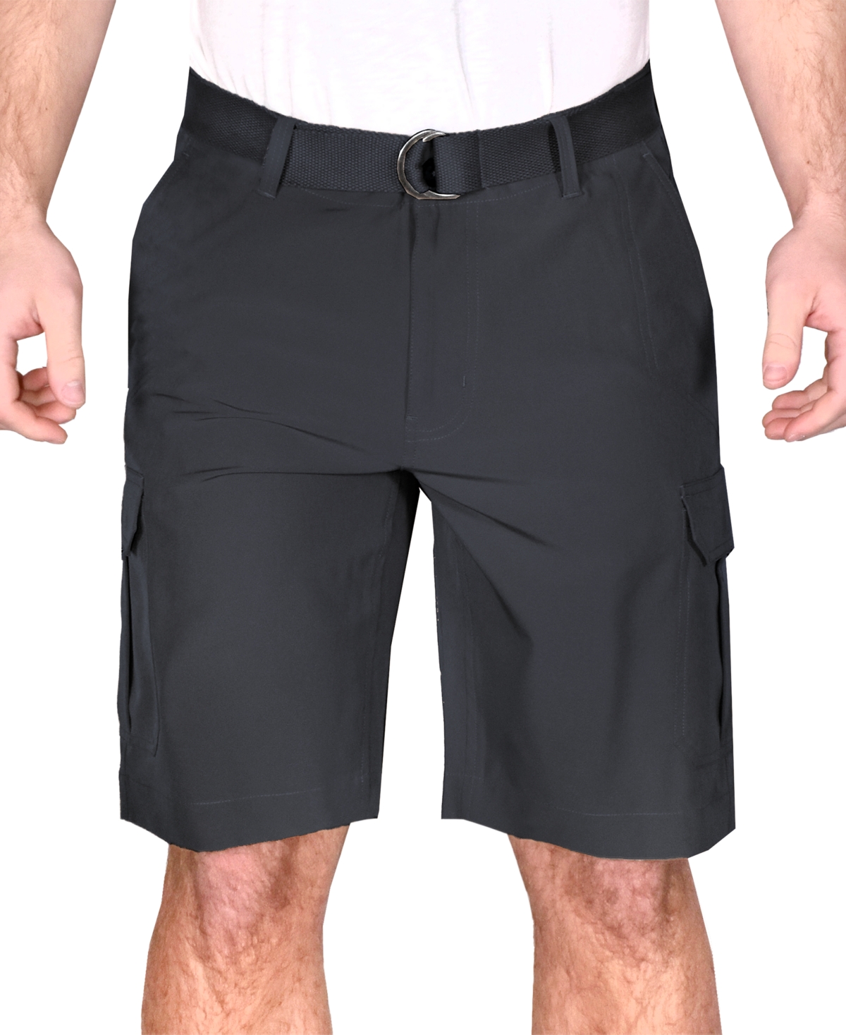 Shop Vintage 1946 Men's Performance Cargo Shorts In Charcoal