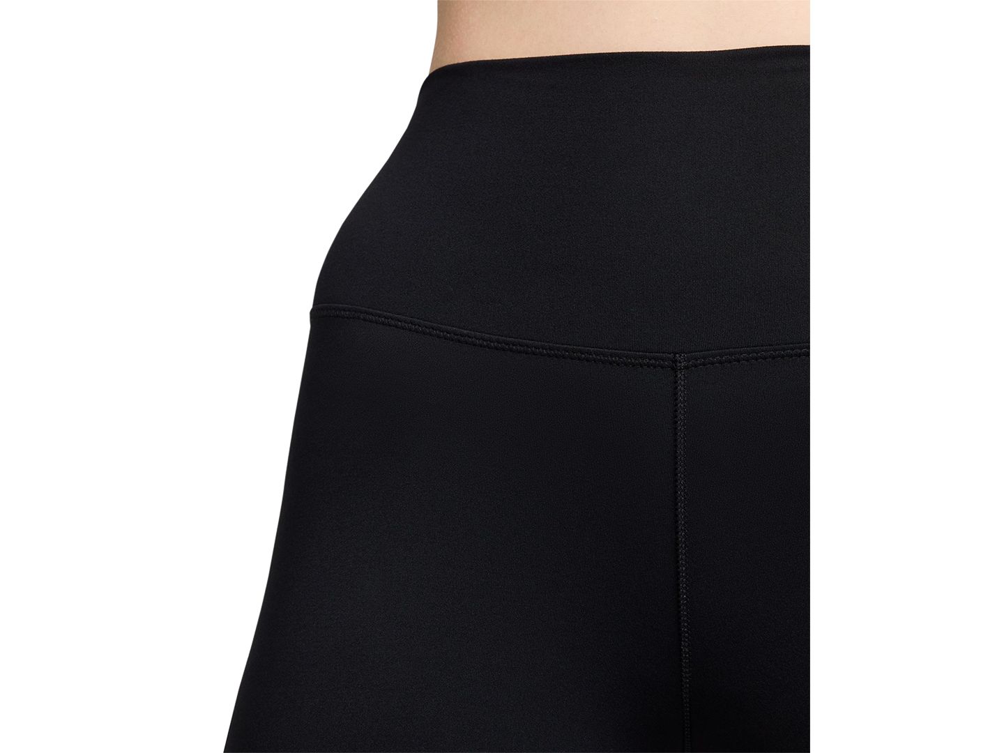 Женские леггинсы Nike One High-Waisted Cropped-Length, цвет: Чёрный — фото 6