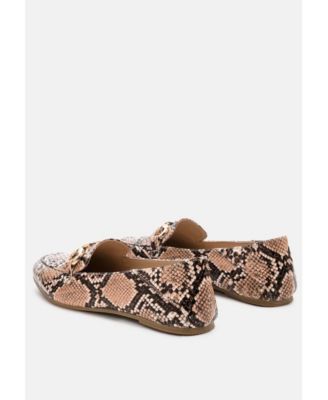 wibele croc textured metal show detail loafers