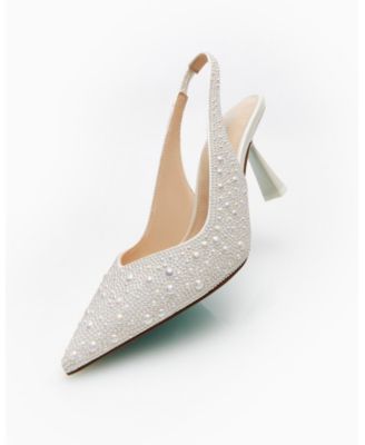 Clark Rhinestone Slingback Pumps