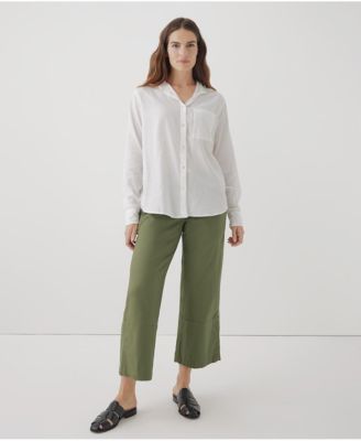 Women's Organic Cotton Daily Twill Crop Pant