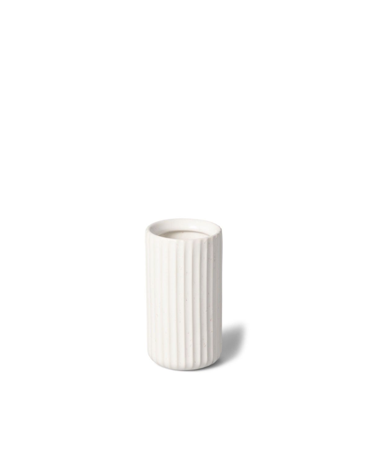 Fable Short Bud Vase In White